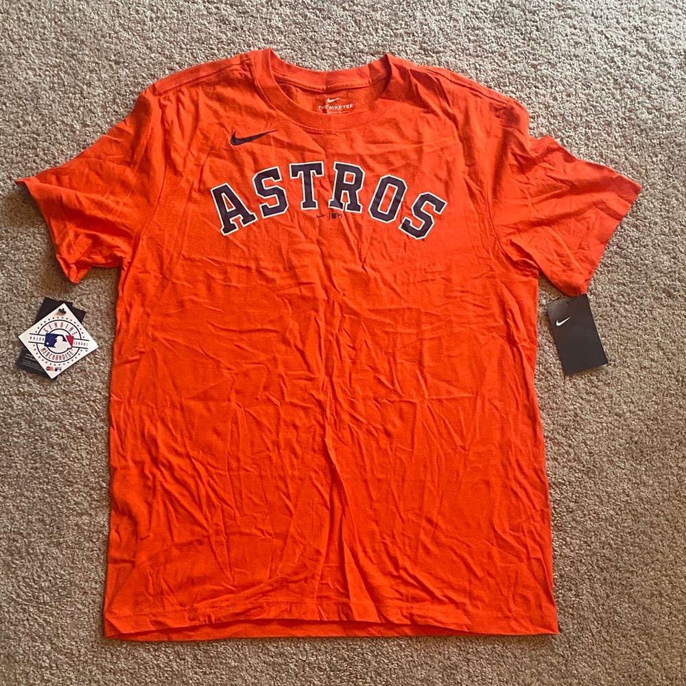 Nike Men's Bright Orange Astros Tee